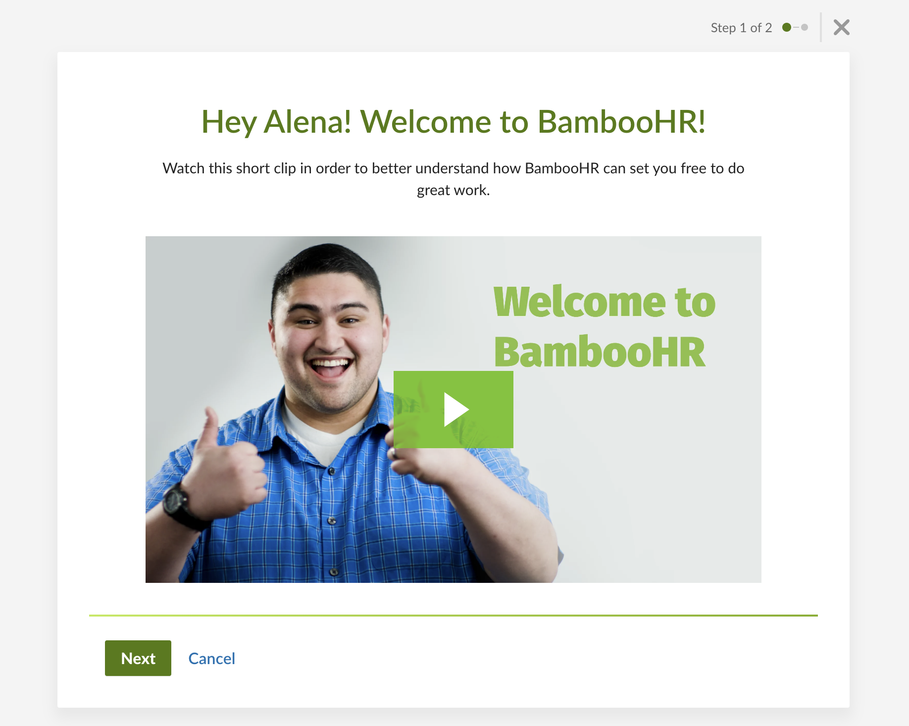 BambooHR onboarding